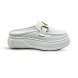 Унисекс сабо Gucci Sabo Leather White