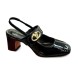 Женские туфли Valentino Leather Pumps Lacquered Black