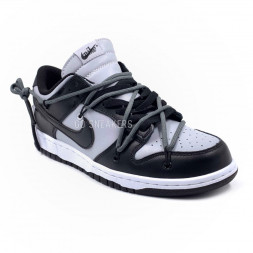 Off-White x Nike Dunk Low Black Grey