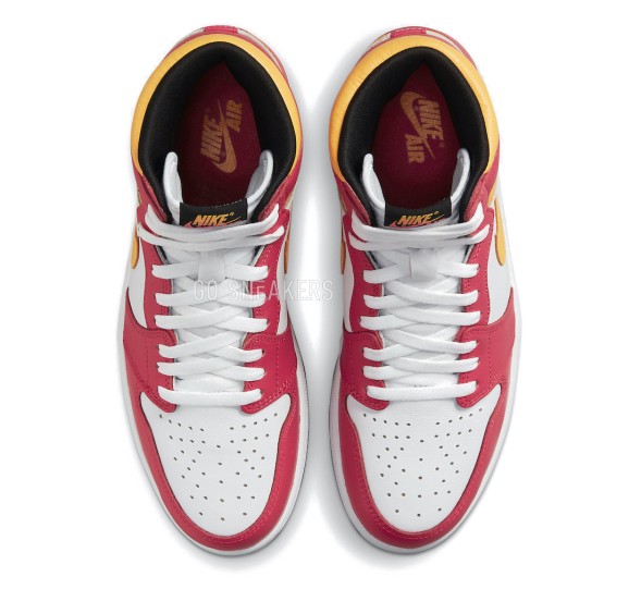 Унисекс кроссовки Nike Air Jordan 1 Retro High OG Light Fusion Red