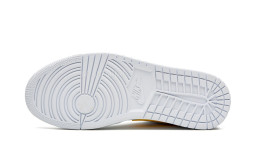 Nike Air Jordan 1 Low White Multi-Color Swoosh