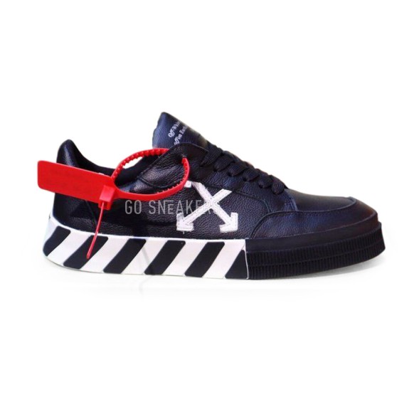 Женские кроссовки Off-White Leather Black