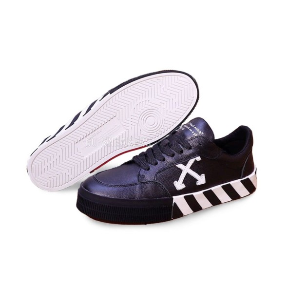 Женские кроссовки Off-White Leather Black