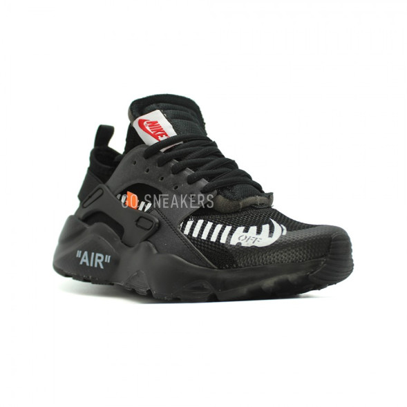 Женские кроссовки Nike Air Huarache Ultra x OFF White The Ten Black