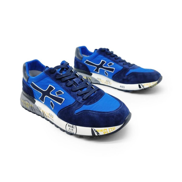 Унисекс кроссовки Premiata 483 Suede/Textile Blue