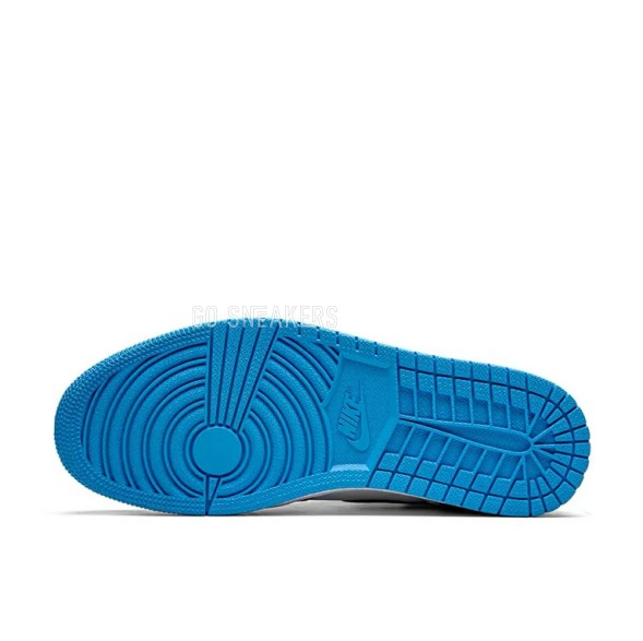 Унисекс кроссовки Nike Jordan 1 Retro High White University Blue Black