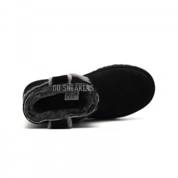 Женские мини угги Mini Spill Seam Black