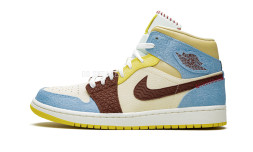 Nike Air Jordan 1 Mid SE Fearless Maison Chateau Rouge