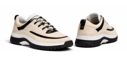 Chanel Calfskin Suede Beige