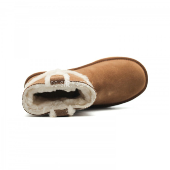 Женские мини угги Mini Spill Seam Chestnut
