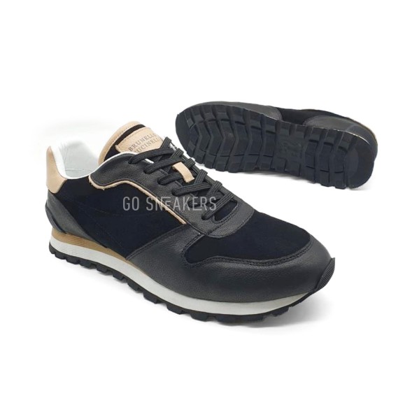 Унисекс кроссовки Brunello Cucinelli Black Sand
