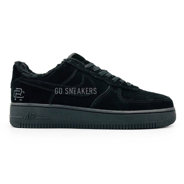 Мужские зимние кроссовки Nike Air Force Suede Winter Man Black