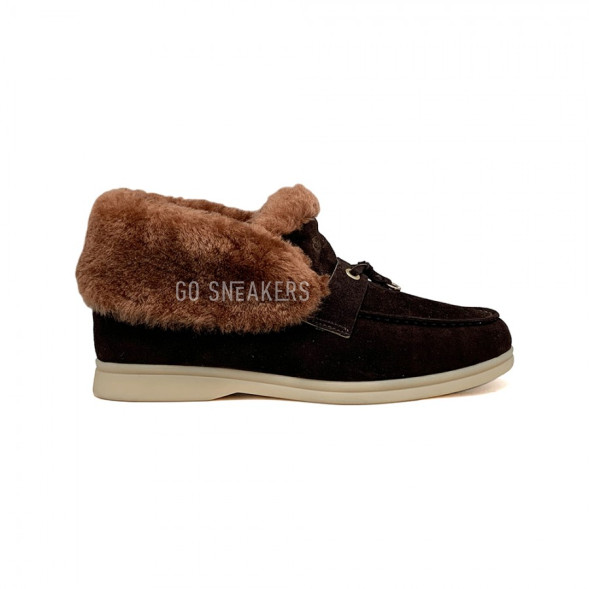 Женские ботинки Loro Piana Shalet - Chocolate