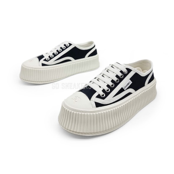 Унисекс кеды Chanel Platform Black