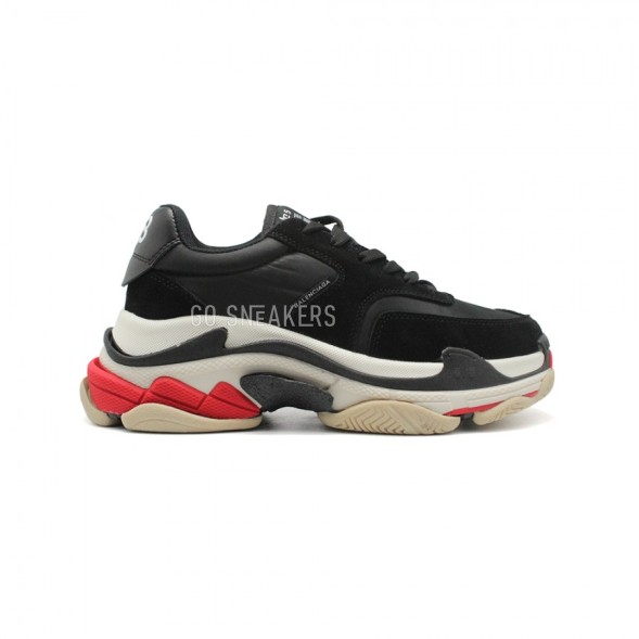 Мужские кроссовки Balensiaga Triple S 2.0 Satin Black