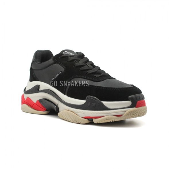 Мужские кроссовки Balensiaga Triple S 2.0 Satin Black