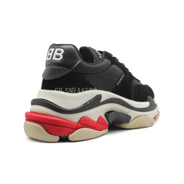 Мужские кроссовки Balensiaga Triple S 2.0 Satin Black