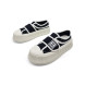 Унисекс кеды Chanel Platform Black/White