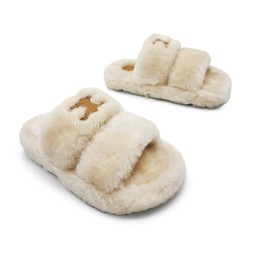 Celine Flip-flops Wool White