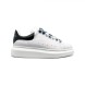 Женские кроссовки Alexander McQueen Luxe Glitter White-Black