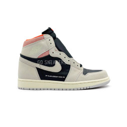 Nike Air Jordan 1 Retro High Neutral Grey Hyper Crimson