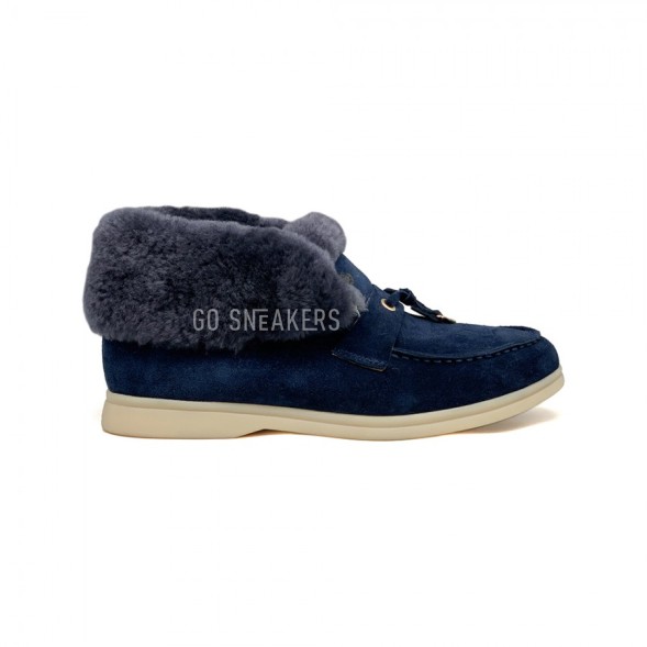 Женские ботинки Loro Piana Shalet - Navy