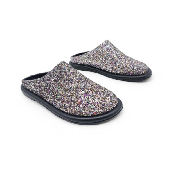 Женские шлепки JW Anderson Sparkles Pink