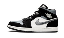Nike Air Jordan 1 Mid Satin Grey Toe