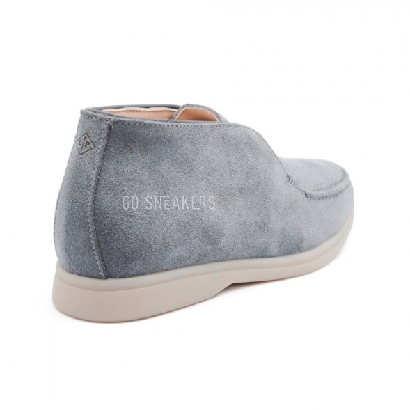 Женские ботинки Loro Piana Open Walk Grey-Blue