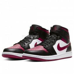 Nike Air Jordan 1 Mid Bred Toe