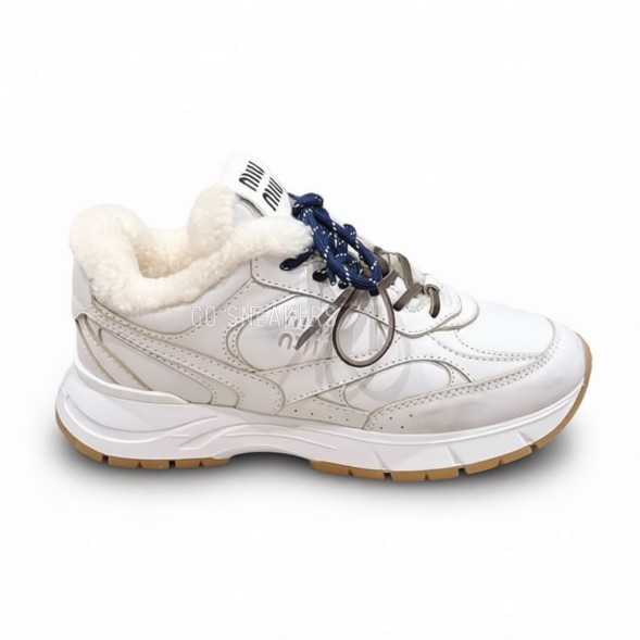 Женские зимние кроссовки Miu Miu Sneakers Winter White