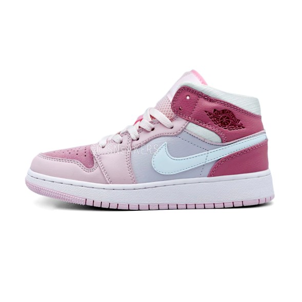 Женские кроссовки Nike Air Jordan WMNS 1 Mid 'Digital Pink'