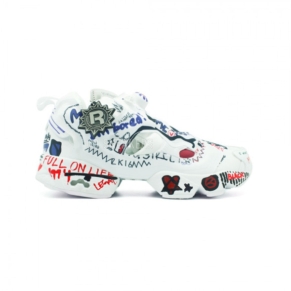 Мужские кроссовки Vetements x Reebok Insta Pump Fury "Graffiti"