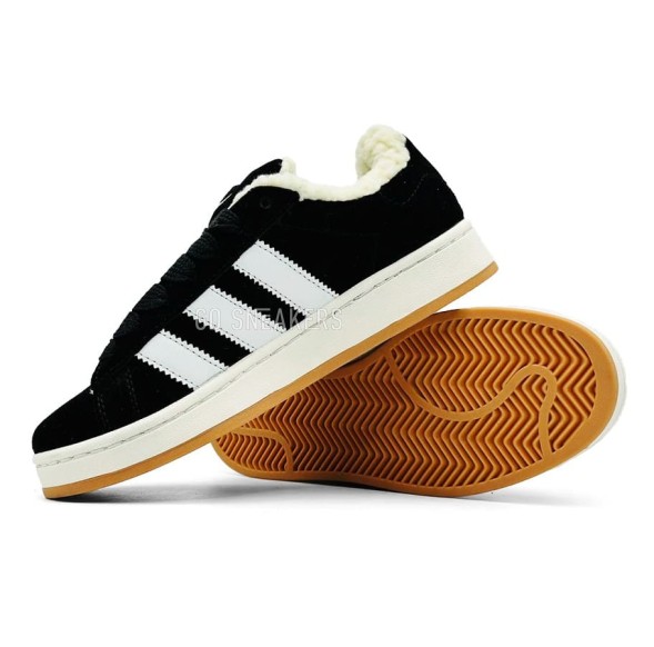 Женские зимние кроссовки Adidas Campus 00s Winter Black Women