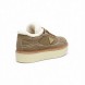 Женские зимние кроссовки на платформе Prada Platform Suede Winter Beige
