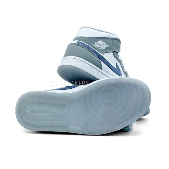 Унисекс кроссовки Nike Air Jordan White/Light Blue