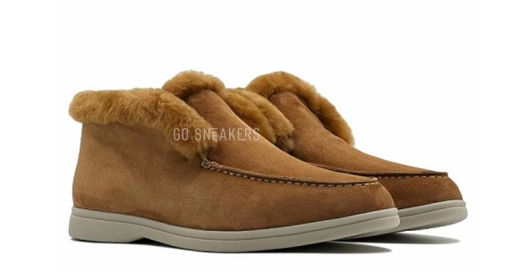 Женские ботинки Loro Piana Open Walk Brown