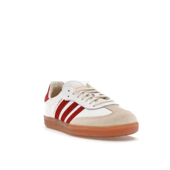 Мужские кеды Adidas Samba OG Sporty Rich White Core Burgundy