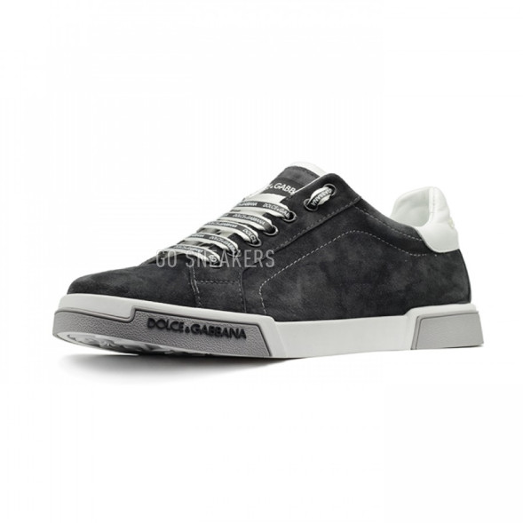 Мужские кеды Dolce &amp; Gabbana Portofino Grey/White