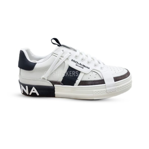 Унисекс кроссовки Dolce &amp; Gabbana White Milano Black