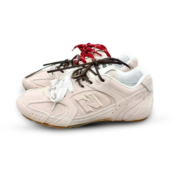 Женские кроссовки Miu Miu x New Balance 530 Suede Light Pink