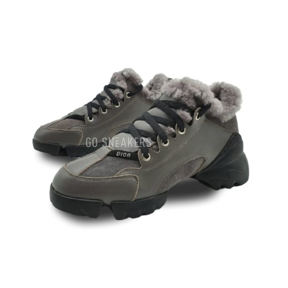 Женские зимние кроссовки Dior D-Connect Grey