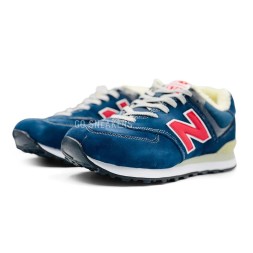 New Balance 574 Winter Red/Navy