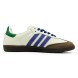 Женские кеды Adidas Samba OG Wmns Off White Core Purple/Green/Brown