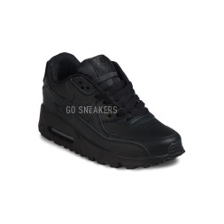 NIKE AIR MAX90 BLACK LEATHER