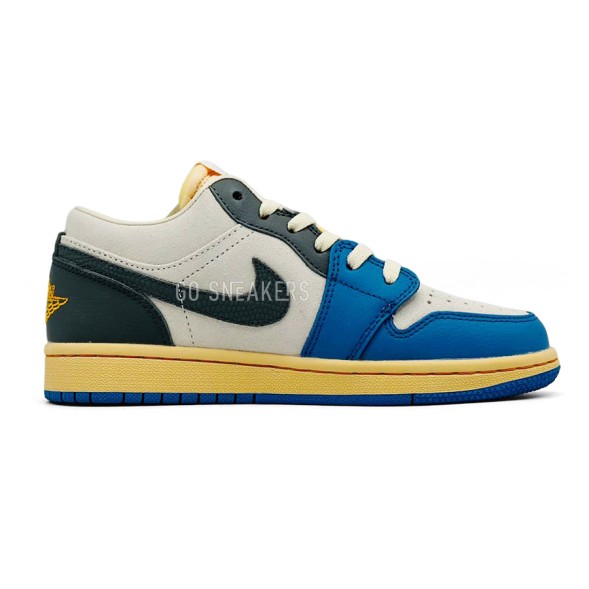 Женские кроссовки Nike Air Jordan 1 Low Tokyo Vintage UNC Grey Semi UA