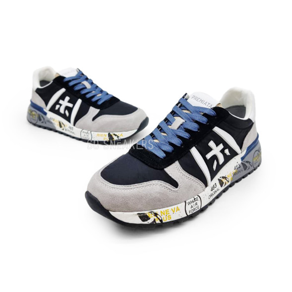 Унисекс кроссовки Premiata 483 Textile/Suede White/Black