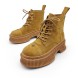 Женские ботинки SMFK High Boots Suede Brown