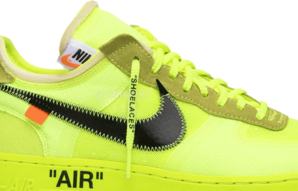 Унисекс кроссовки Nike Off-White x Air Force 1 Low 'Volt'