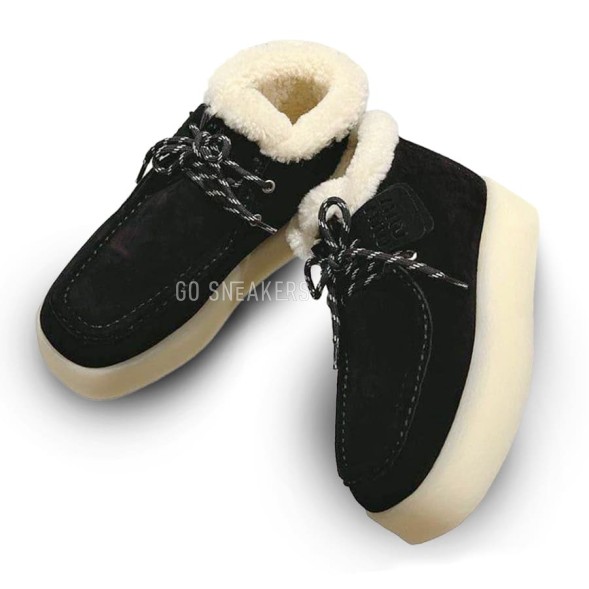 Женские ботинки Miu-Miu Chukka Platform Black